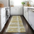 thumbnail image 1 of Addison Rugs Chantille Indoor/Outdoor Transitional Stripes Gold Washable Runner Rug, 2'3" x 7'6", 1 of 6