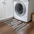 thumbnail image 1 of Addison Rugs Chantille Indoor/Outdoor Transitional Stripes Gray Washable Rectangle Rug, 1'8" x 2'6", 1 of 6