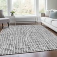 thumbnail image 1 of Addison Rugs Chantille Indoor/Outdoor Transitional Stripes Gray Washable Rectangle Rug, 10' x 14', 1 of 6