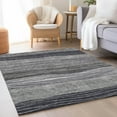 thumbnail image 1 of Addison Rugs Chantille Indoor/Outdoor Transitional Stripes Gray Washable Rectangle Rug, 2'6" x 3'10", 1 of 6