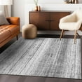 thumbnail image 1 of Addison Rugs Chantille Indoor/Outdoor Transitional Stripes Gray Washable Rectangle Rug, 8' x 10', 1 of 6