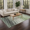 thumbnail image 1 of Addison Rugs Chantille Indoor/Outdoor Transitional Stripes Green Machine Washable Rectangle Rug, 5' x 7'6", 1 of 8