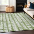 thumbnail image 1 of Addison Rugs Chantille Indoor/Outdoor Transitional Stripes Green Washable Rectangle Rug, 5' x 7'6", 1 of 6