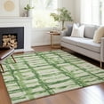 thumbnail image 1 of Addison Rugs Chantille Indoor/Outdoor Transitional Stripes Green Washable Rectangle Rug, 5' x 7'6", 1 of 6