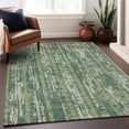 thumbnail image 1 of Addison Rugs Chantille Indoor/Outdoor Transitional Stripes Green Washable Rectangle Rug, 8' x 10', 1 of 6