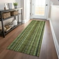 thumbnail image 1 of Addison Rugs Chantille Indoor/Outdoor Transitional Stripes Green Washable Runner Rug, 2'3" x 7'6", 1 of 6