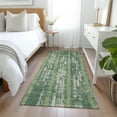 thumbnail image 1 of Addison Rugs Chantille Indoor/Outdoor Transitional Stripes Green Washable Runner Rug, 2'3" x 7'6", 1 of 6
