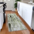thumbnail image 1 of Addison Rugs Chantille Indoor/Outdoor Transitional Stripes Green Washable Runner Rug, 2'3" x 7'6", 1 of 6