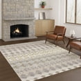 thumbnail image 1 of Addison Rugs Chantille Indoor/Outdoor Transitional Stripes Ivory Machine Washable Rectangle Rug, 3' x 5', 1 of 8