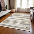 thumbnail image 1 of Addison Rugs Chantille Indoor/Outdoor Transitional Stripes Ivory Washable Rectangle Rug, 10' x 14', 1 of 6