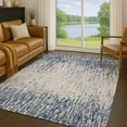 thumbnail image 1 of Addison Rugs Chantille Indoor/Outdoor Transitional Stripes Navy Machine Washable Rectangle Rug, 8' x 10', 1 of 8