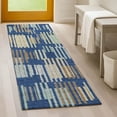 thumbnail image 1 of Addison Rugs Chantille Indoor/Outdoor Transitional Stripes Navy Machine Washable Runner Rug, 2'3" x 7'6", 1 of 7