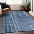 thumbnail image 1 of Addison Rugs Chantille Indoor/Outdoor Transitional Stripes Navy Washable Rectangle Rug, 9' x 12', 1 of 6