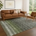 thumbnail image 1 of Addison Rugs Chantille Indoor/Outdoor Transitional Stripes Olive Machine Washable Rectangle Rug, 5' x 7'6", 1 of 8