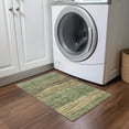 thumbnail image 1 of Addison Rugs Chantille Indoor/Outdoor Transitional Stripes Olive Washable Rectangle Rug, 1'8" x 2'6", 1 of 6