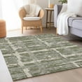thumbnail image 1 of Addison Rugs Chantille Indoor/Outdoor Transitional Stripes Olive Washable Rectangle Rug, 2'6" x 3'10", 1 of 6