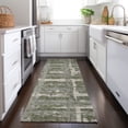 thumbnail image 1 of Addison Rugs Chantille Indoor/Outdoor Transitional Stripes Olive Washable Runner Rug, 2'3" x 7'6", 1 of 6