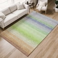 thumbnail image 1 of Addison Rugs Chantille Indoor/Outdoor Transitional Stripes Orange Machine Washable Rectangle Rug, 8' x 10', 1 of 8