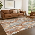 thumbnail image 1 of Addison Rugs Chantille Indoor/Outdoor Transitional Stripes Paprika Machine Washable Rectangle Rug, 10' x 14', 1 of 8