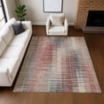 thumbnail image 1 of Addison Rugs Chantille Indoor/Outdoor Transitional Stripes Paprika Machine Washable Rectangle Rug, 10' x 14', 1 of 8