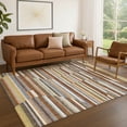 thumbnail image 1 of Addison Rugs Chantille Indoor/Outdoor Transitional Stripes Paprika Machine Washable Rectangle Rug, 8' x 10', 1 of 8