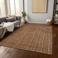 thumbnail image 1 of Addison Rugs Chantille Indoor/Outdoor Transitional Stripes Paprika Washable Rectangle Rug, 8' x 10', 1 of 6