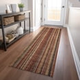 thumbnail image 1 of Addison Rugs Chantille Indoor/Outdoor Transitional Stripes Paprika Washable Runner Rug, 2'3" x 7'6", 1 of 6