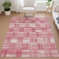 thumbnail image 1 of Addison Rugs Chantille Indoor/Outdoor Transitional Stripes Pink Machine Washable Rectangle Rug, 8' x 10', 1 of 8