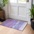 thumbnail image 1 of Addison Rugs Chantille Indoor/Outdoor Transitional Stripes Purple Washable Rectangle Rug, 1'8" x 2'6", 1 of 6