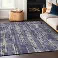 thumbnail image 1 of Addison Rugs Chantille Indoor/Outdoor Transitional Stripes Purple Washable Rectangle Rug, 5' x 7'6", 1 of 6