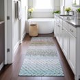 thumbnail image 1 of Addison Rugs Chantille Indoor/Outdoor Transitional Stripes Putty Machine Washable Runner Rug, 2'3" x 7'6", 1 of 7