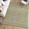 thumbnail image 1 of Addison Rugs Chantille Indoor/Outdoor Transitional Stripes Sage Machine Washable Rectangle Rug, 9' x 12', 1 of 8