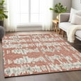 thumbnail image 1 of Addison Rugs Chantille Indoor/Outdoor Transitional Stripes Salmon Washable Rectangle Rug, 10' x 14', 1 of 6