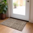 thumbnail image 1 of Addison Rugs Chantille Indoor/Outdoor Transitional Stripes Taupe Washable Rectangle Rug, 1'8" x 2'6", 1 of 6