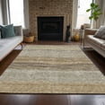 thumbnail image 1 of Addison Rugs Chantille Indoor/Outdoor Transitional Stripes Taupe Washable Rectangle Rug, 10' x 14', 1 of 6