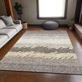 thumbnail image 1 of Addison Rugs Chantille Indoor/Outdoor Transitional Stripes Taupe Washable Rectangle Rug, 5' x 7'6", 1 of 6