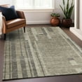 thumbnail image 1 of Addison Rugs Chantille Indoor/Outdoor Transitional Stripes Taupe Washable Rectangle Rug, 5' x 7'6", 1 of 6