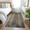 thumbnail image 1 of Addison Rugs Chantille Indoor/Outdoor Transitional Stripes Taupe Washable Runner Rug, 2'3" x 7'6", 1 of 6