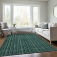 thumbnail image 1 of Addison Rugs Chantille Indoor/Outdoor Transitional Stripes Teal Washable Rectangle Rug, 5' x 7'6", 1 of 6