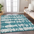 thumbnail image 1 of Addison Rugs Chantille Indoor/Outdoor Transitional Stripes Teal Washable Rectangle Rug, 8' x 10', 1 of 6