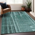 thumbnail image 1 of Addison Rugs Chantille Indoor/Outdoor Transitional Stripes Teal Washable Rectangle Rug, 9' x 12', 1 of 6