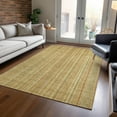 thumbnail image 1 of Addison Rugs Chantille Indoor/Outdoor Transitional Stripes Wheat Washable Rectangle Rug, 3' x 5', 1 of 6