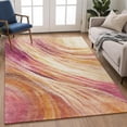 thumbnail image 1 of Addison Rugs Chantille Indoor/Outdoor Transitional Swirls Blush Machine Washable Rectangle Rug, 10' x 14', 1 of 8