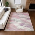 thumbnail image 1 of Addison Rugs Chantille Indoor/Outdoor Transitional Swirls Blush Machine Washable Rectangle Rug, 3' x 5', 1 of 8