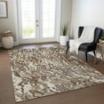 thumbnail image 1 of Addison Rugs Chantille Indoor/Outdoor Transitional Swirls Brown Washable Rectangle Rug, 8' x 10', 1 of 6