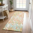 thumbnail image 1 of Addison Rugs Chantille Indoor/Outdoor Transitional Swirls Coral Washable Runner Rug, 2'3" x 7'6", 1 of 6