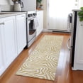 thumbnail image 1 of Addison Rugs Chantille Indoor/Outdoor Transitional Swirls Gold Washable Runner Rug, 2'3" x 7'6", 1 of 6