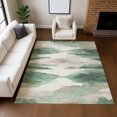 thumbnail image 1 of Addison Rugs Chantille Indoor/Outdoor Transitional Swirls Green Machine Washable Rectangle Rug, 3' x 5', 1 of 8