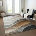 thumbnail image 1 of Addison Rugs Chantille Indoor/Outdoor Transitional Swirls Khaki Washable Rectangle Rug, 10' x 14', 1 of 6