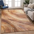 thumbnail image 1 of Addison Rugs Chantille Indoor/Outdoor Transitional Swirls Paprika Machine Washable Rectangle Rug, 9' x 12', 1 of 8